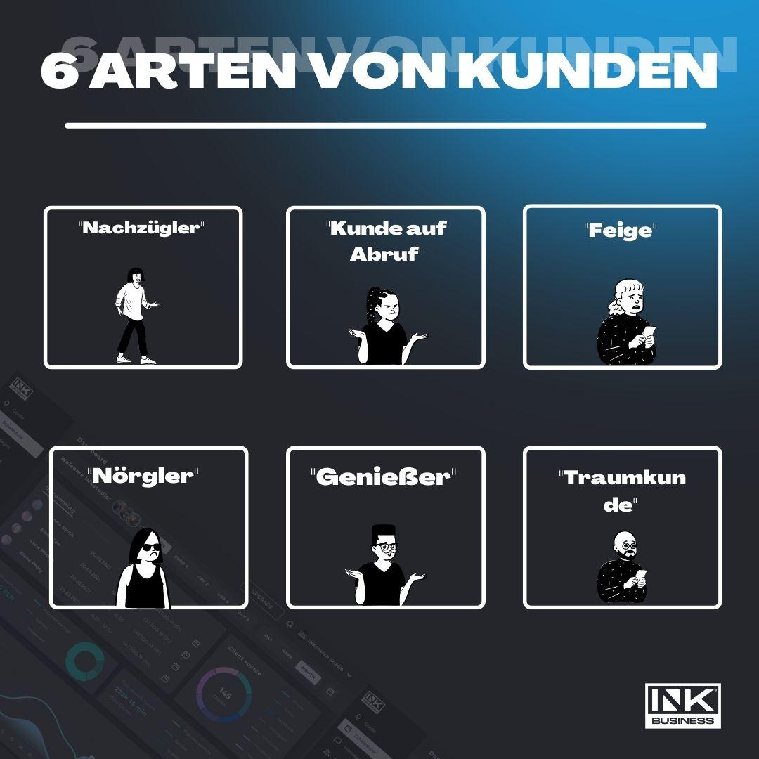 Kundentypen in einem Tattoo-Studio: Wie kann man sie ansprechen?