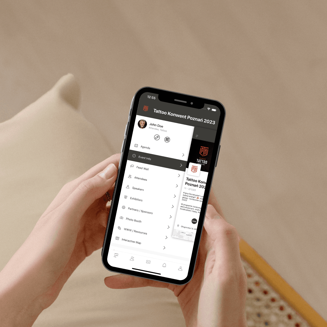 Aplikacja mobilna Tattoo Konwent i INKsearch